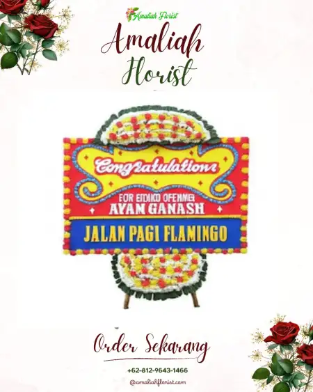 Sewa Papan Bunga Mendupo